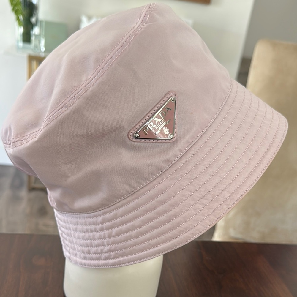 Prada Blush Pink Bucket Hat - Picture 3 of 10